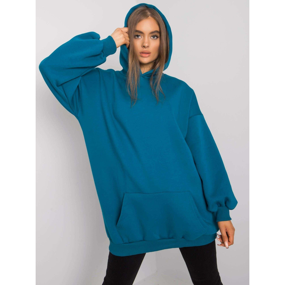 Dlouhá mořská mikina s kapucí