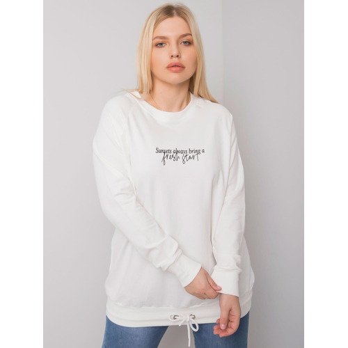 Dámská mikina Ecru plus size