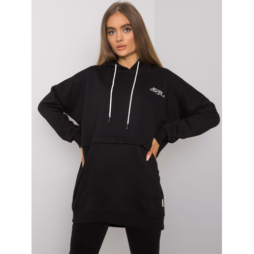 Dámská černá mikina klokan