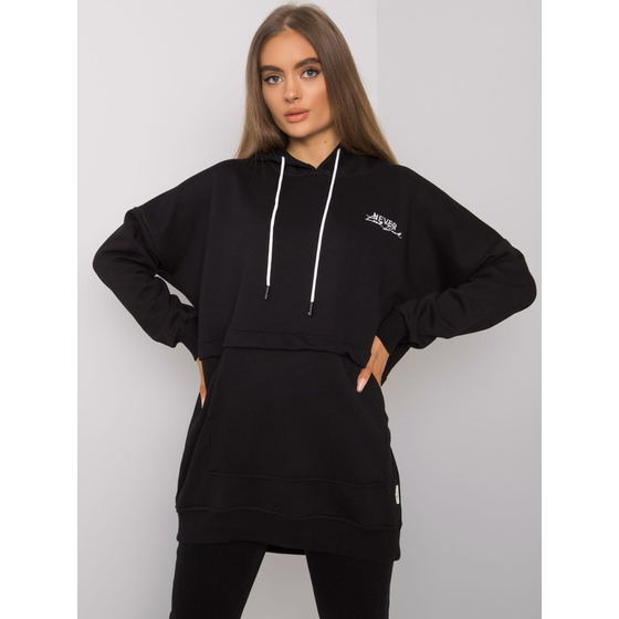 Dámská černá mikina klokan