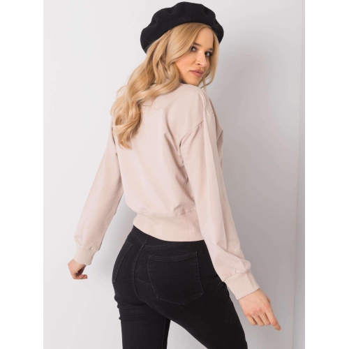 Základní béžová mikina s rolákem