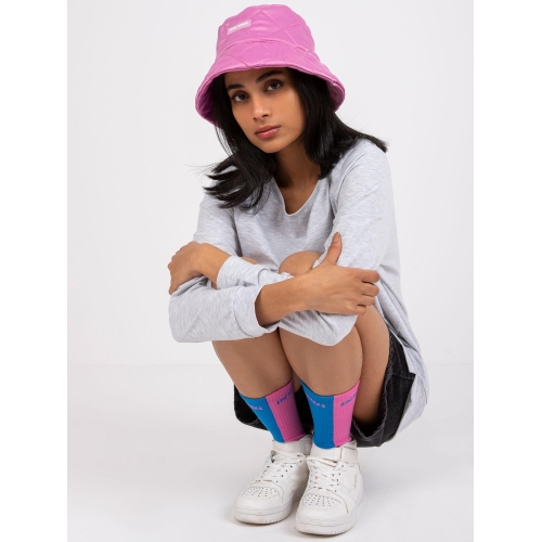 Světle šedá oversize mikina