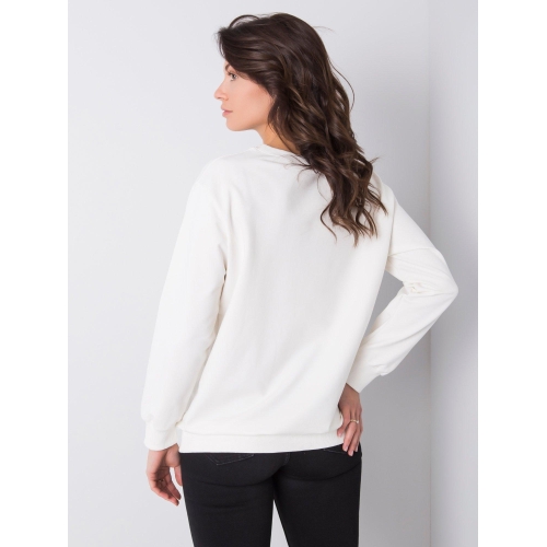 Bílá mikina s potiskem Trisha