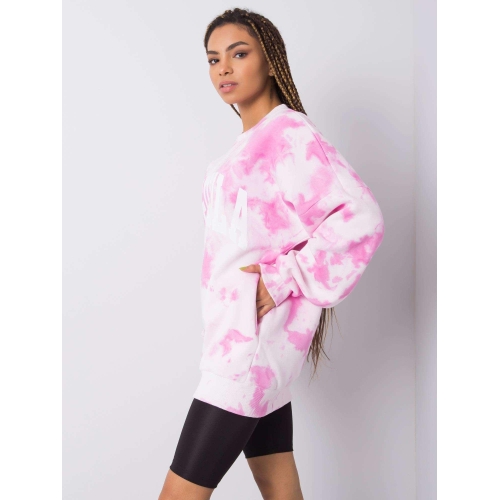 RUE PARIS Růžová mikina