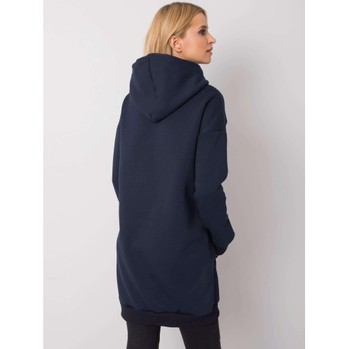 RUE PARIS Dámská tmavě modrá mikina s potiskem