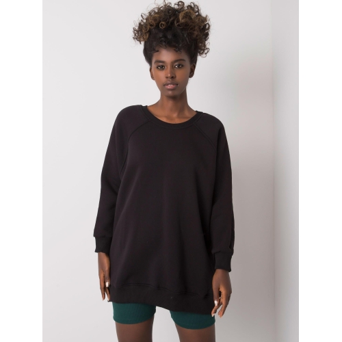 Dámská černá mikina z bavlny