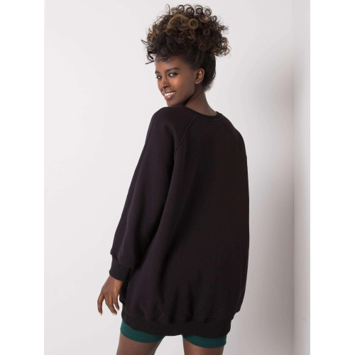 Dámská černá mikina z bavlny