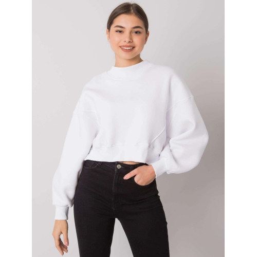 Základní bílá mikina pro ženy