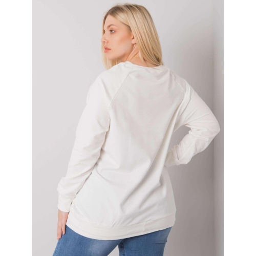 Dámská mikina Ecru plus size