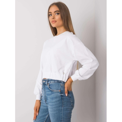 Základní bílá dámská mikina