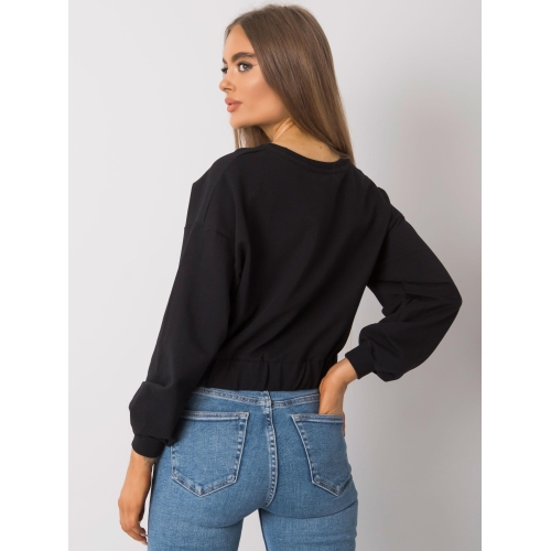 Základní černá mikina pro ženy