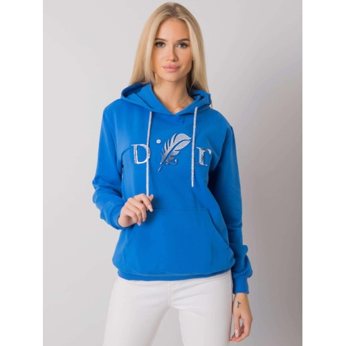 Dámská tmavě modrá klokaní mikina