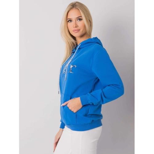 Dámská tmavě modrá klokaní mikina