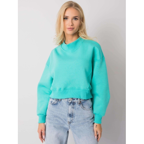 Základní tyrkysová mikina pro ženy