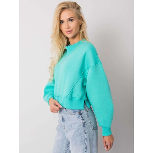 Základní tyrkysová mikina pro ženy