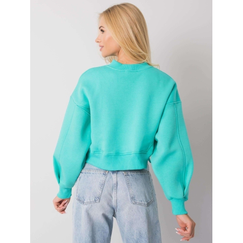 Základní tyrkysová mikina pro ženy