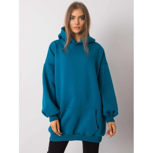 Dlouhá mořská mikina s kapucí