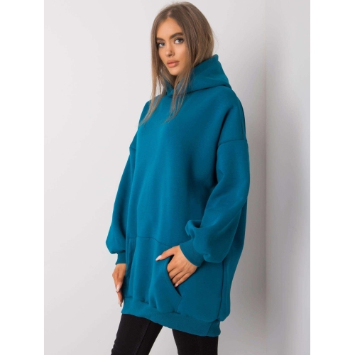 Dlouhá mořská mikina s kapucí