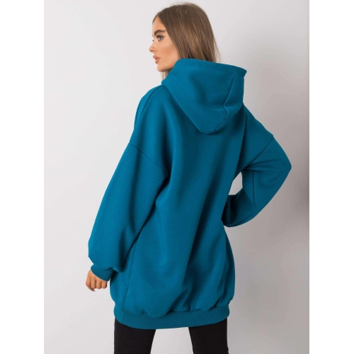 Dlouhá mořská mikina s kapucí