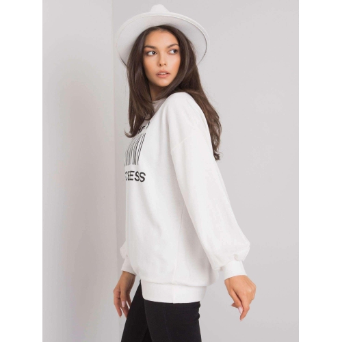 Ecru mikina s potiskem