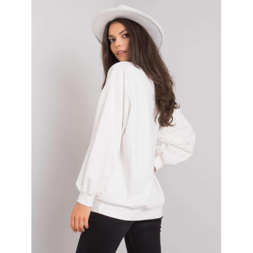 Ecru mikina s potiskem