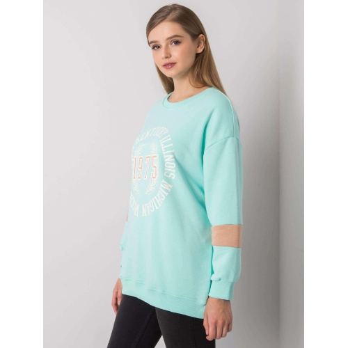 Oversize bavlněná oversize mikina s potiskem