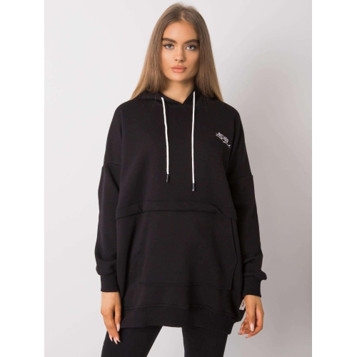 Dámská černá mikina klokan