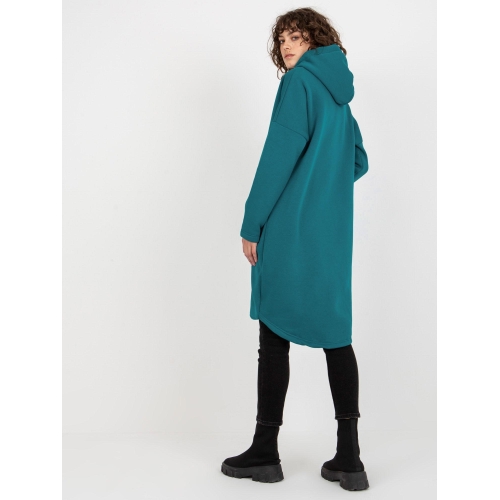 Dlouhá mořská mikina s kapucí