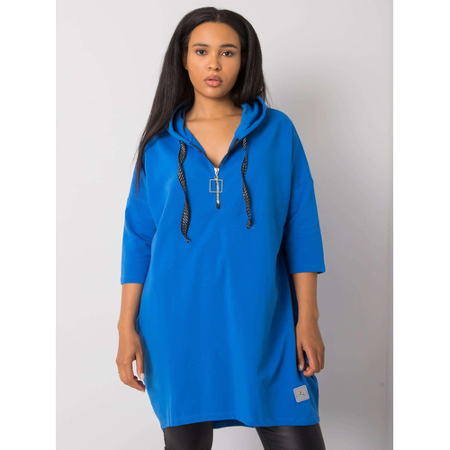 Dámská mikina s kapucí v nadměrných velikostech